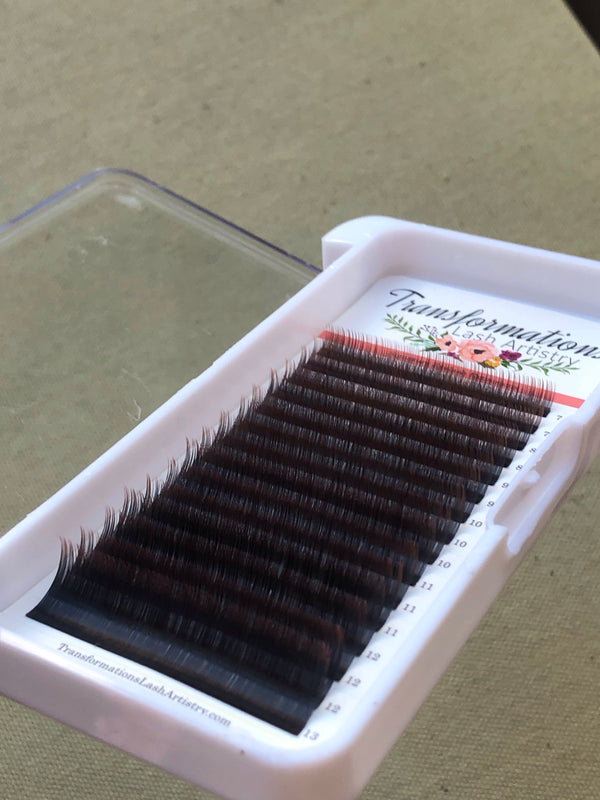 Brown Ombré Lashes | Transformations Lash Artistry