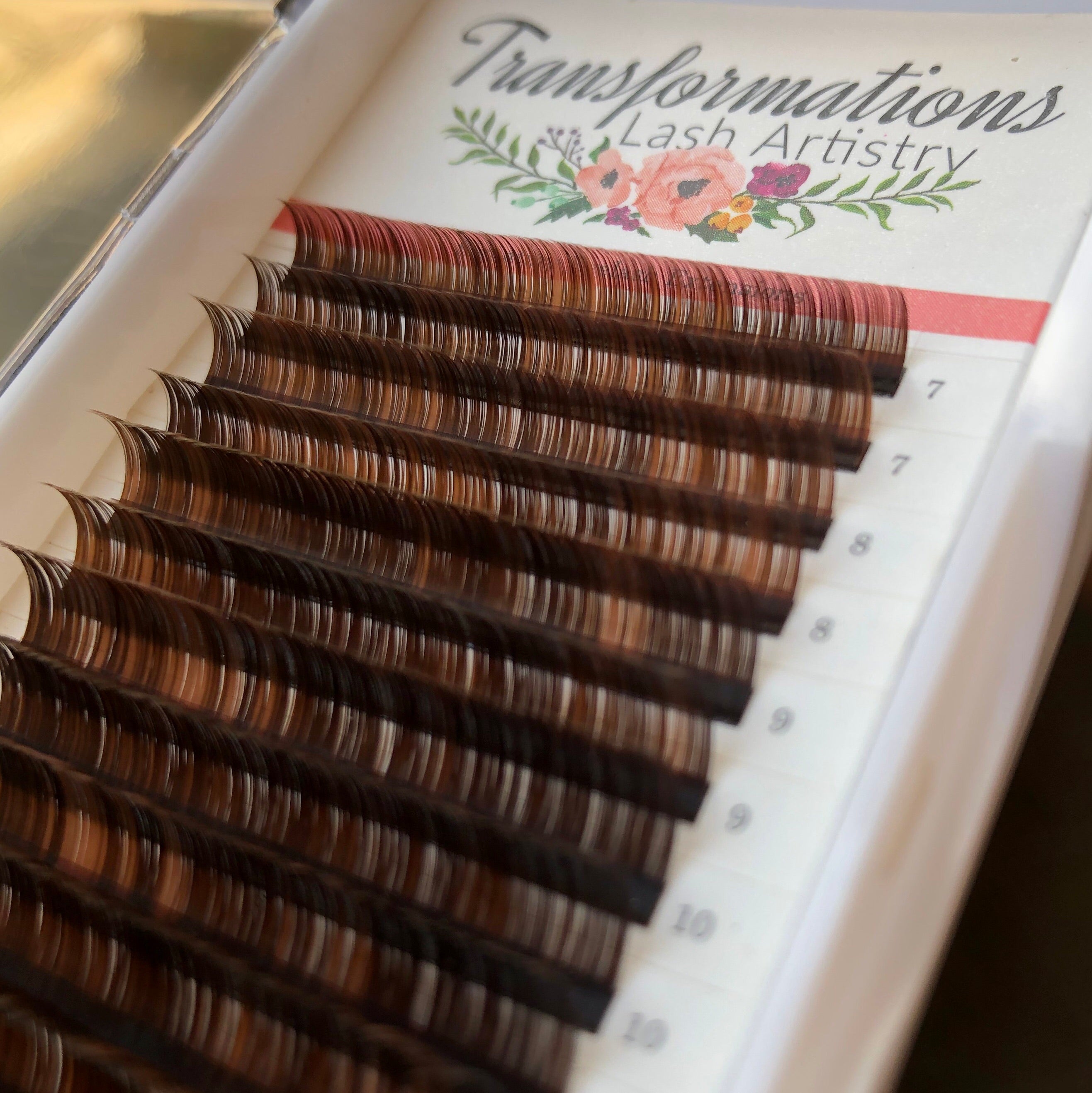Black & Brown Mix Lashes | Transformations Lash Artistry