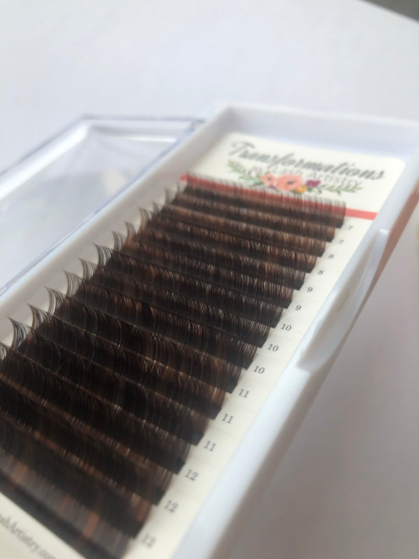 Black & Brown Mix Lashes | Transformations Lash Artistry